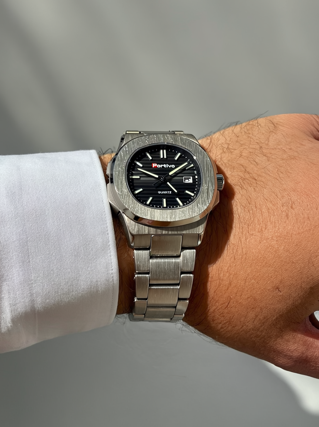 kalvya Quartz Classic Stainless Steel Watch