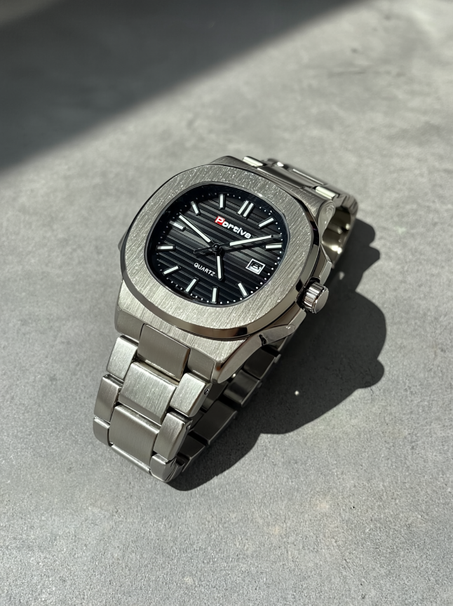 kalvya Quartz Classic Stainless Steel Watch