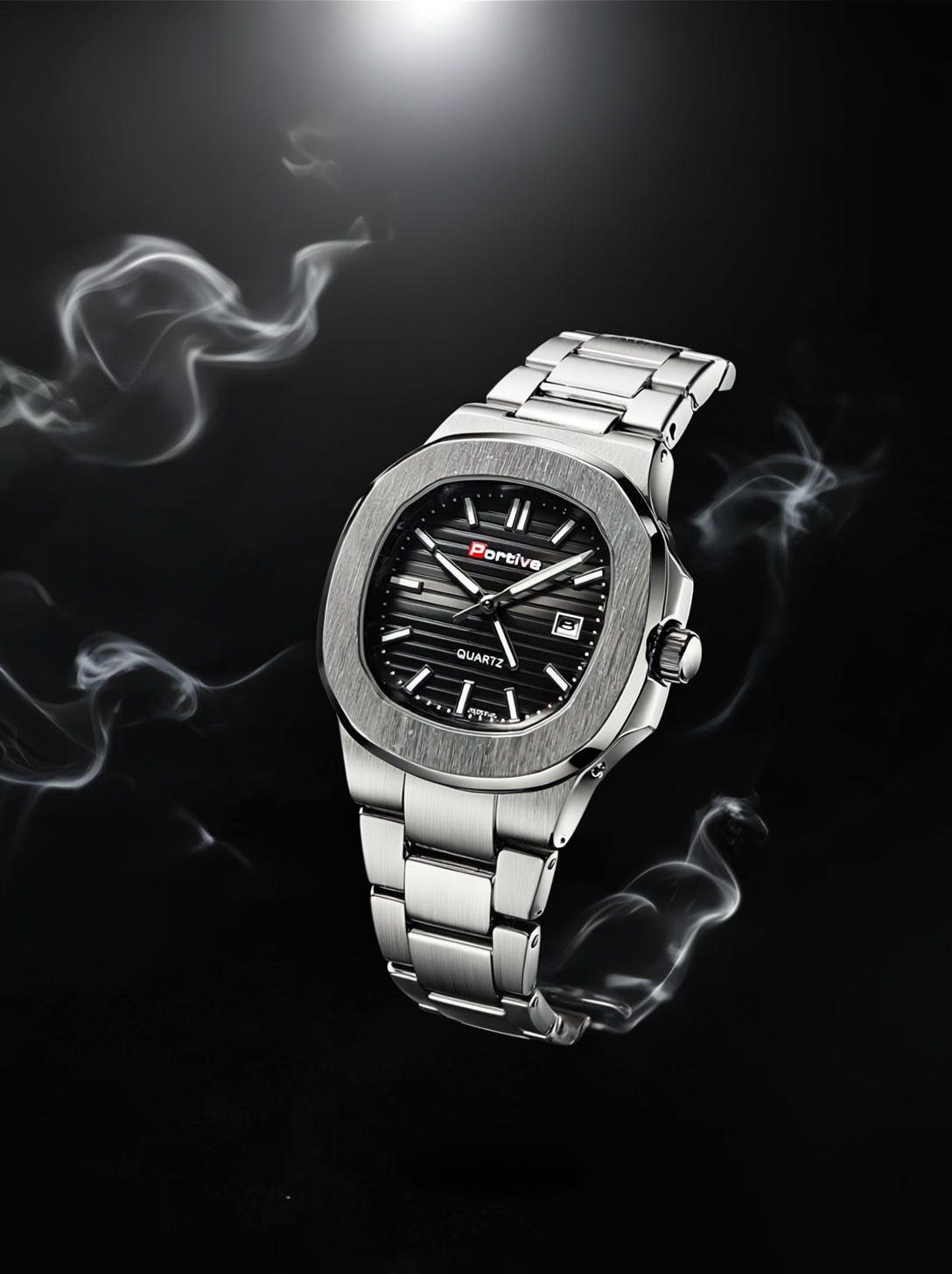kalvya Quartz Classic Stainless Steel Watch