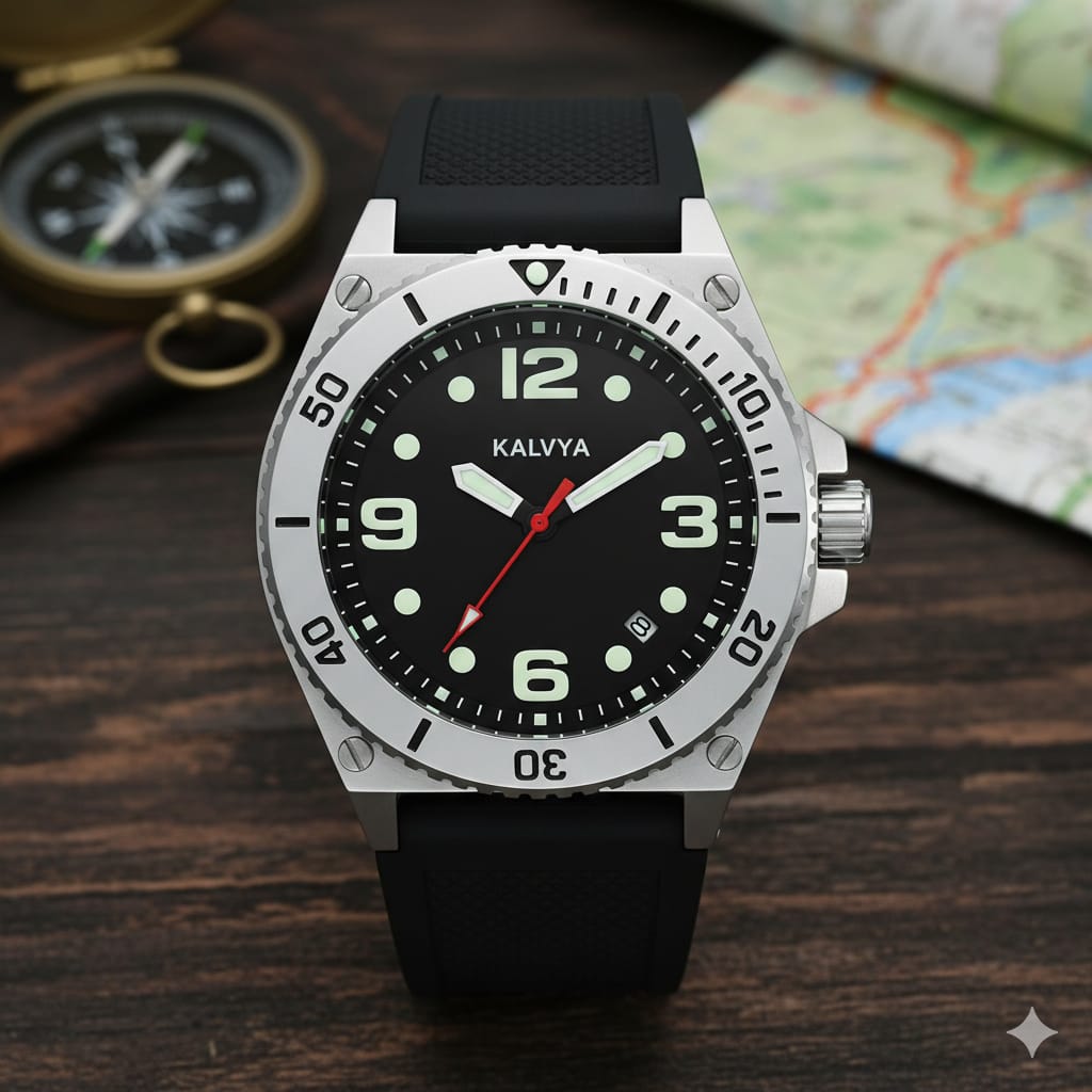 KALVYA Deepline Sport Diver Watch