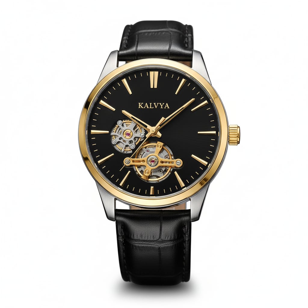 The KALVYA 'Executive Open Heart' Automatic Watch