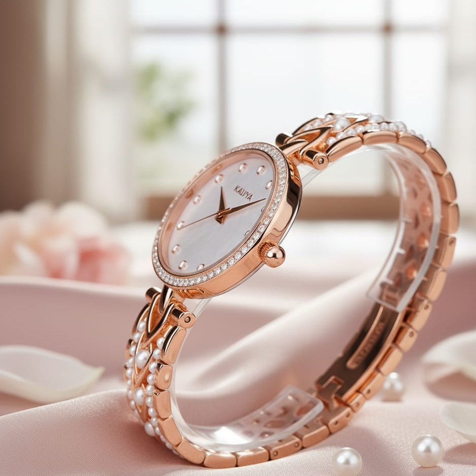 The Kalvya Pearl Cascade Watch